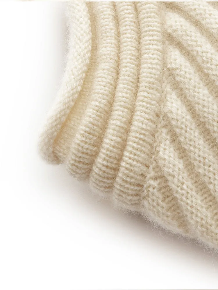 100% Cachemire Béret Uni