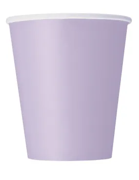 14 Gobelets en carton lavandes 266 ml : Deguise-toi, achat de Decoration / Animation