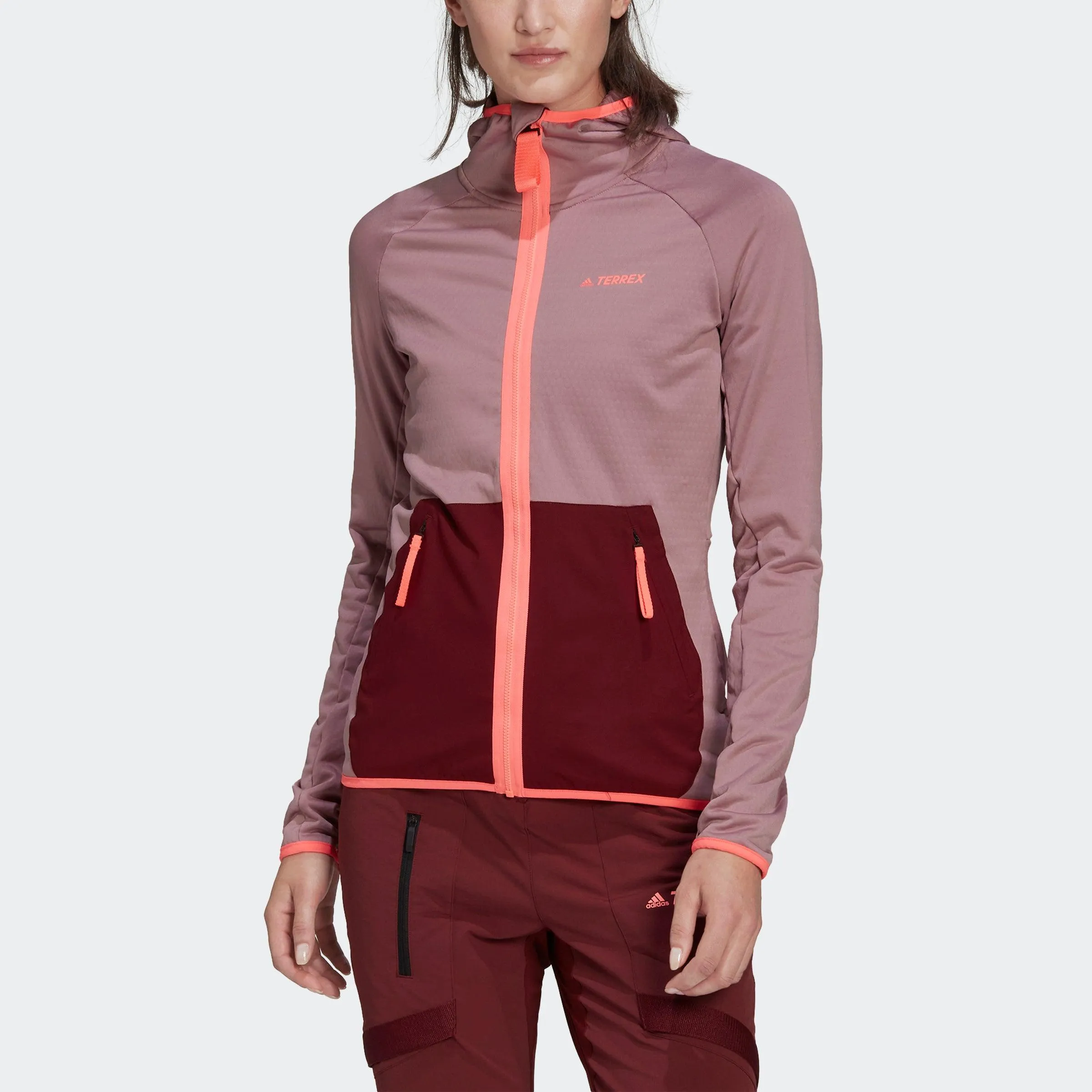 Adidas - Terrex Tech Fleece Lite Hooded - Femme