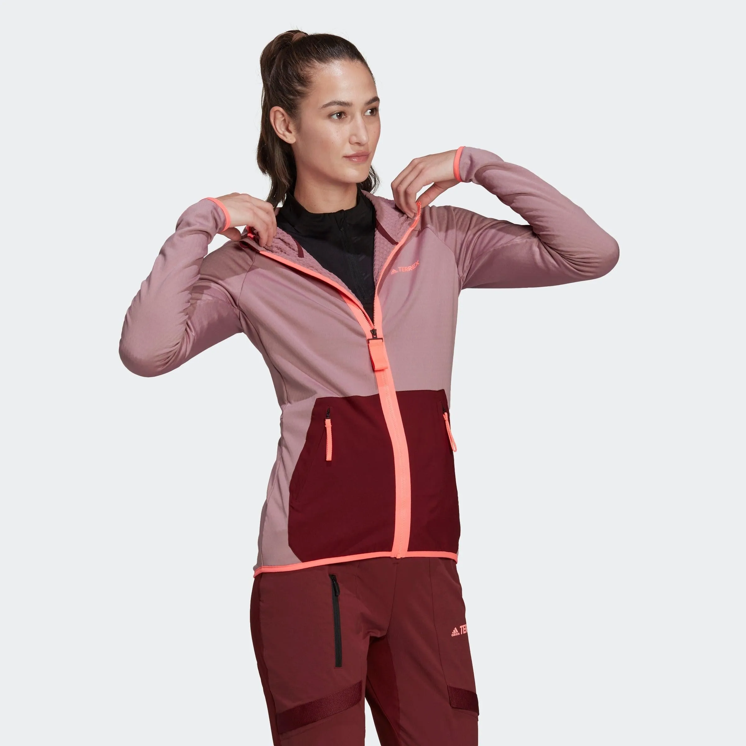 Adidas - Terrex Tech Fleece Lite Hooded - Femme