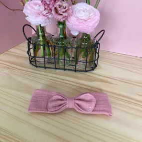 Bandeau pour cheveux en tissu double gaze