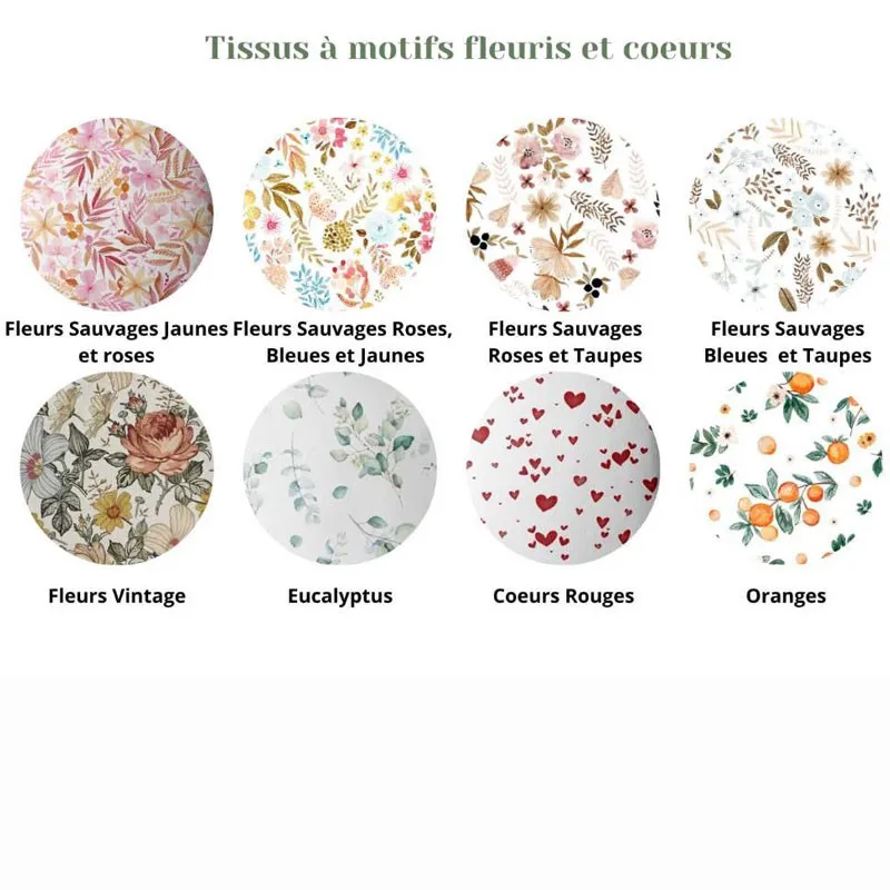 Bandeau pour cheveux en tissu double gaze