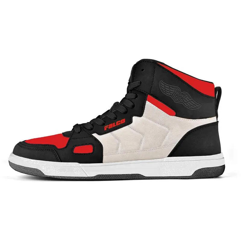 Baskets HARLEM LADY FALCO rouge - MAXXESS.FR, Baskets moto