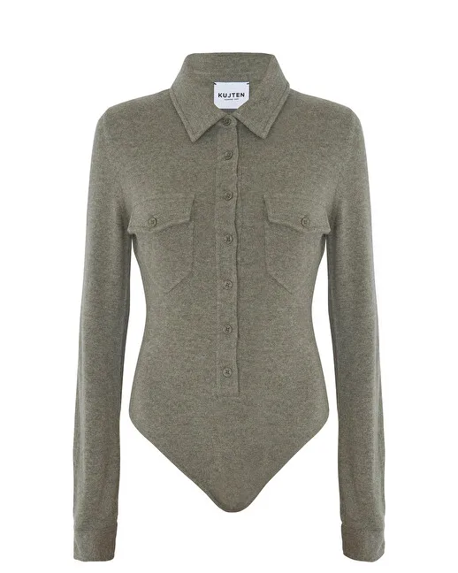 Body Chemise Cachemire, 2 fils