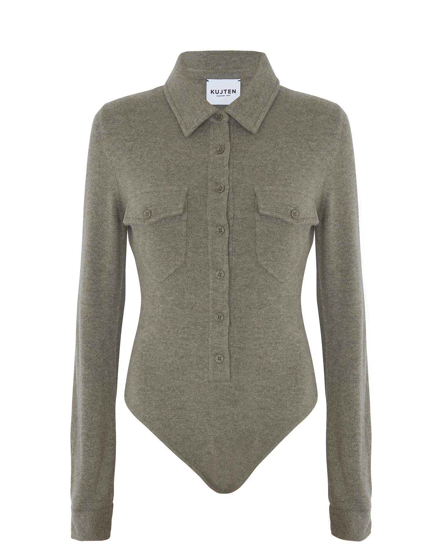 Body Chemise Cachemire, 2 fils