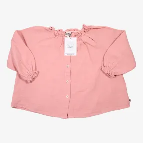 BONTON 4 ans blouse rose gaze coton