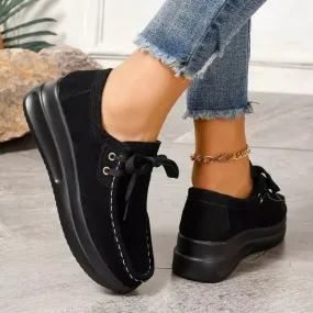 Chaussure orthopédique femme en cuir doux
