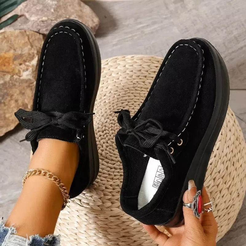Chaussure orthopédique femme en cuir doux