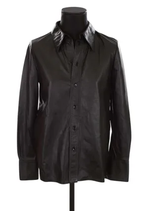 Chemise en cuir