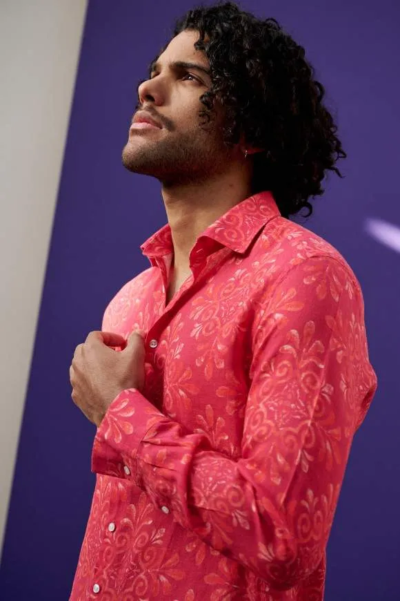 Chemise RED BAROK