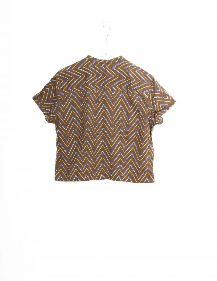 Chemisier Imprimé ZigZag