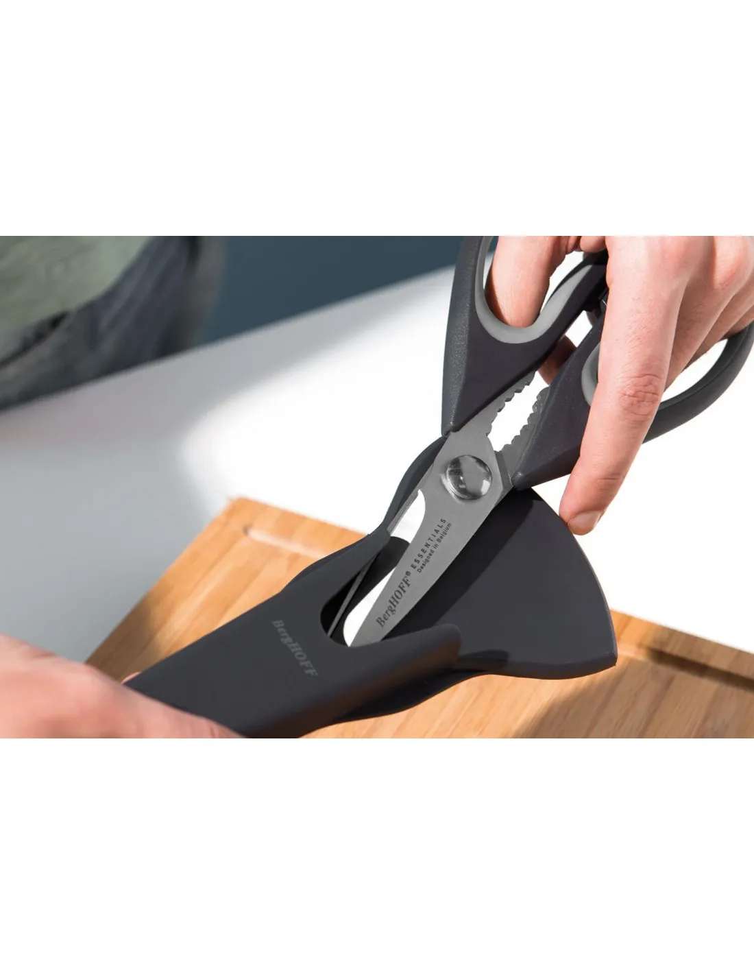 Ciseaux de cuisine Berghoff Essentials 22,5cm - Étui inclus