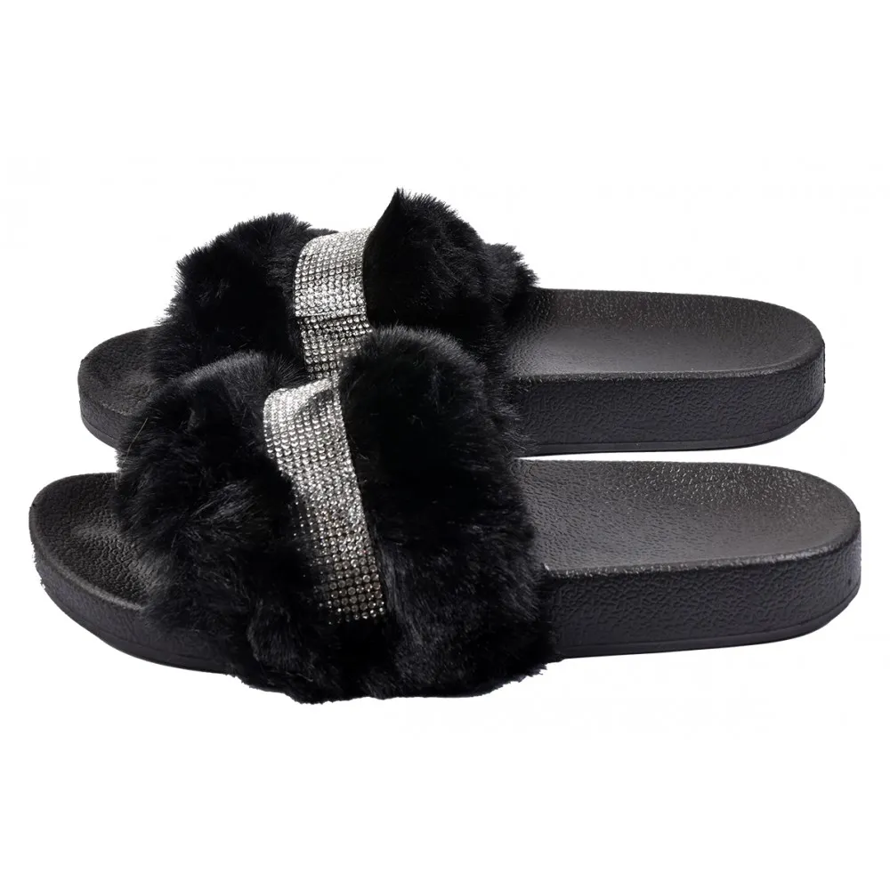 Claquettes pour enfant Fourrure Confort