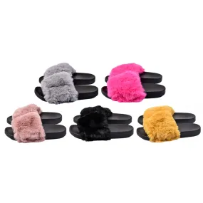 Claquettes pour enfant Fourrure Confort