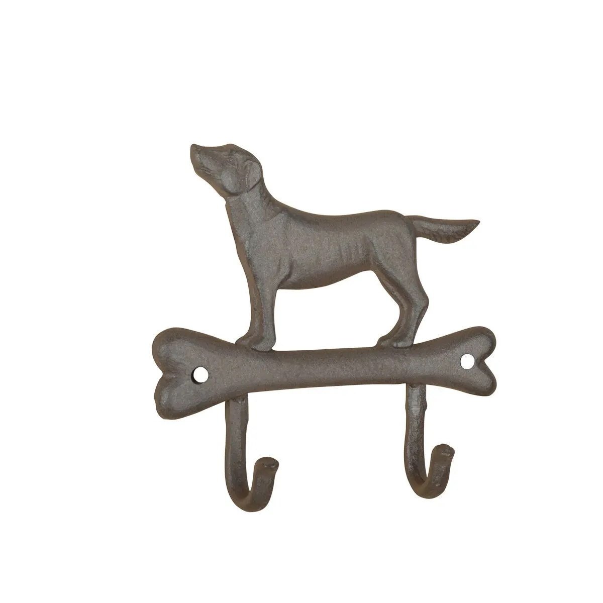 Double crochets chien en fonte
