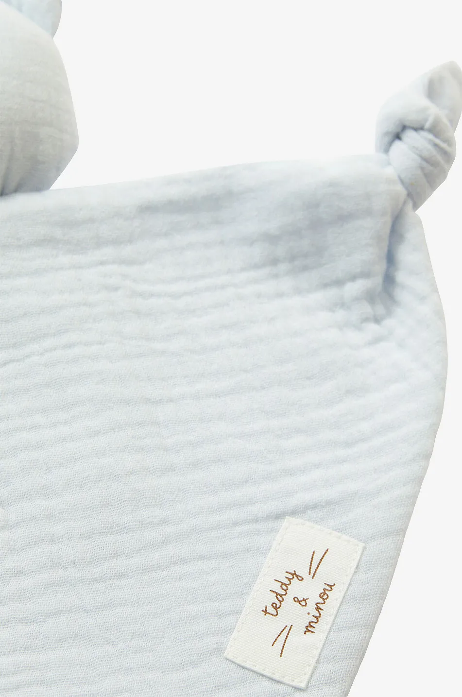 Doudou bébé en gaze de coton Chat