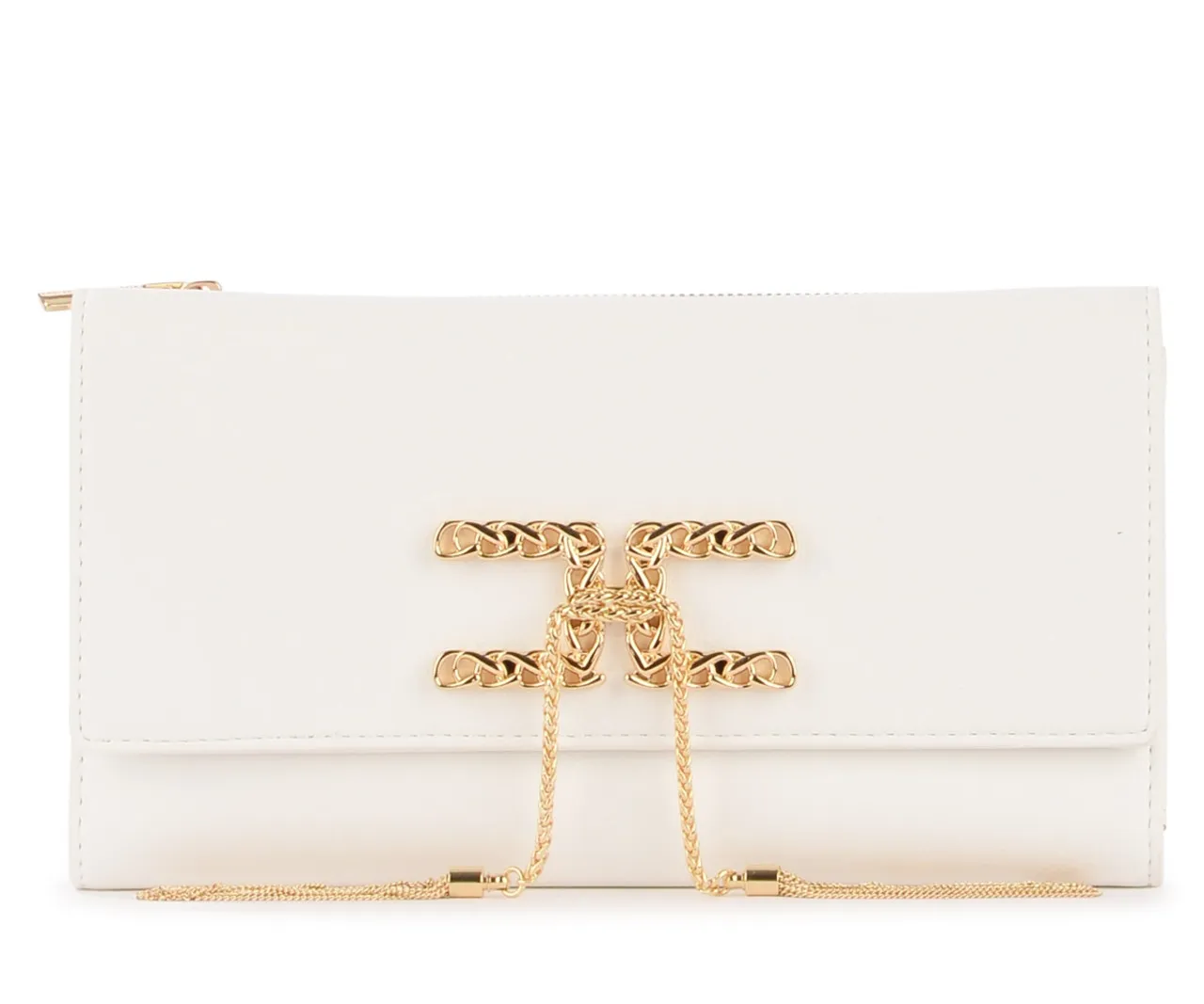 Elisabetta Franchi Portefeuille ivoire 