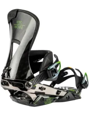 Fixation de snowboard Machine - Black Carbon