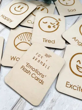 Fox & Bramble Emotions Flashcards - Trouva