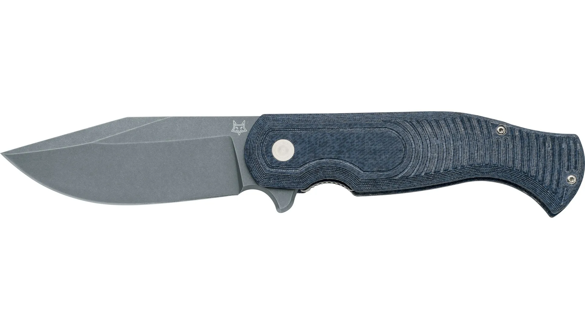Fox Couteau Eastwood Tiger Micarta Bleu