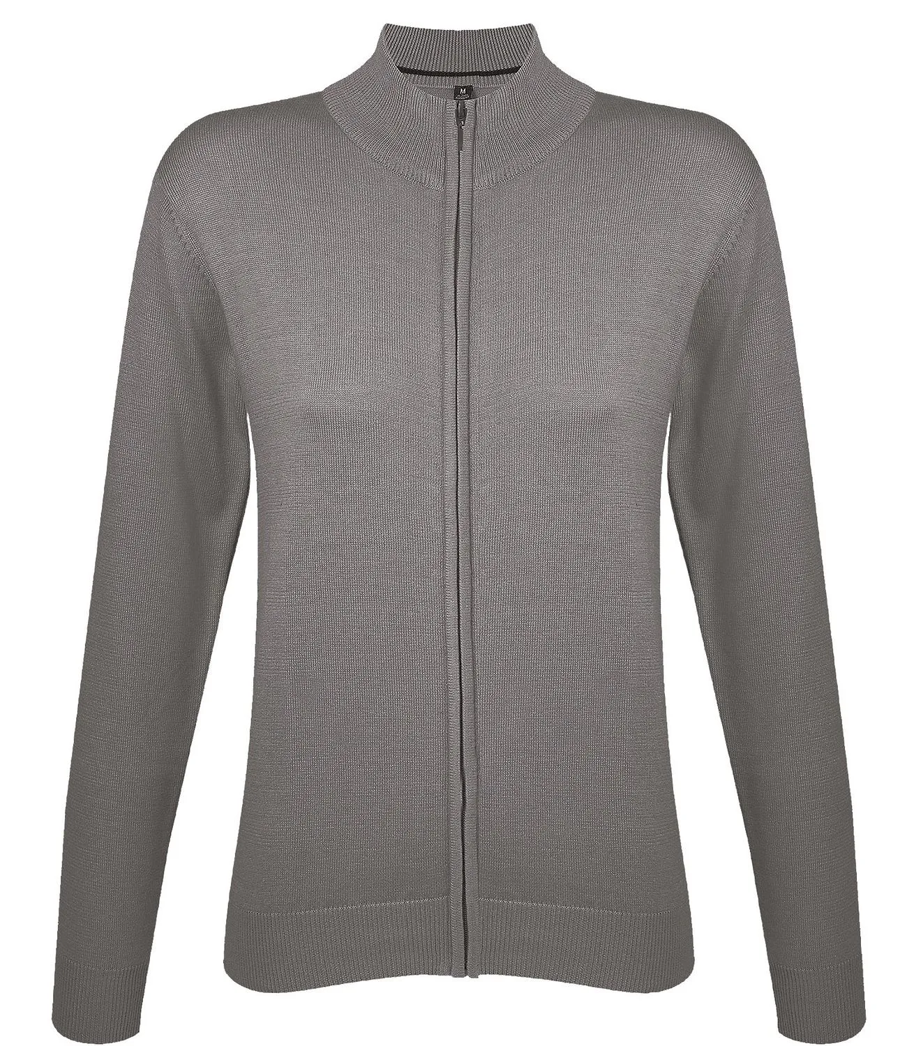 Gilet  zippé - Femme - 00550 - gris moyen 