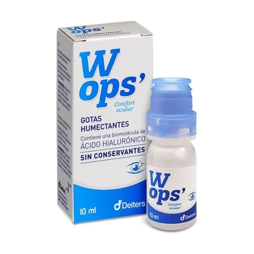 Gouttes hydratantes confort yeux Wops