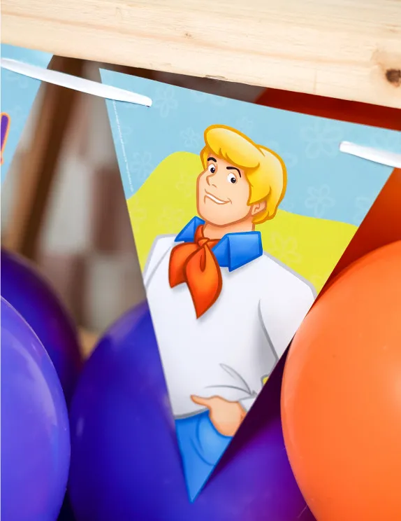 Guirlande à fanions Scooby-Doo™ 2m : Deguise-toi, achat de Decoration / Animation