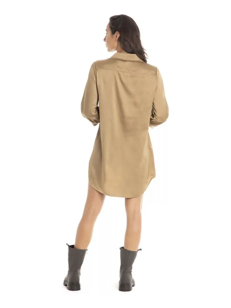 Gérard Pasquier - Robe chemise ROSIE - Marron