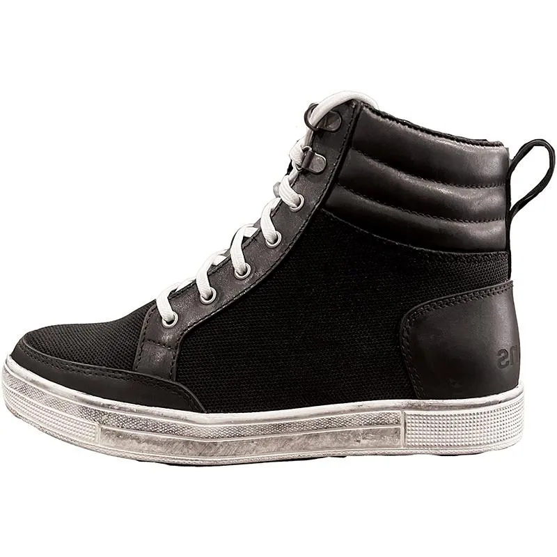  HELSTONS Baskets OSAKA AIR Tissu-Cuir  Baskets moto