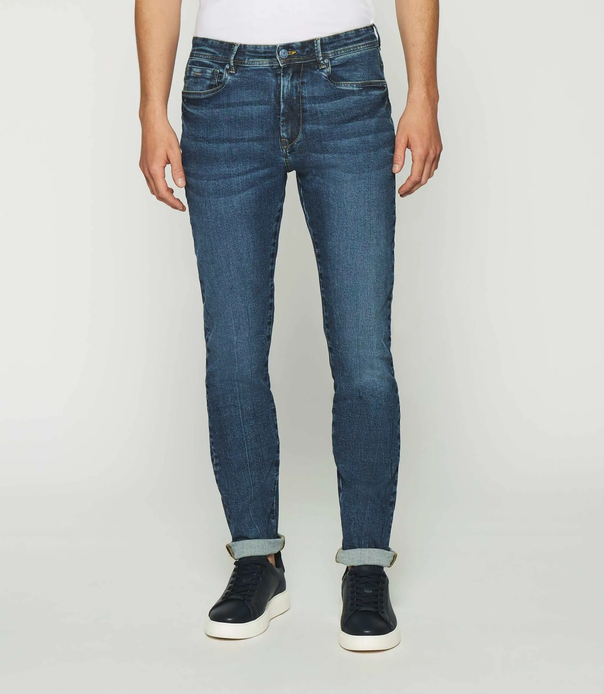 Jean straight bleu moyen TEDI