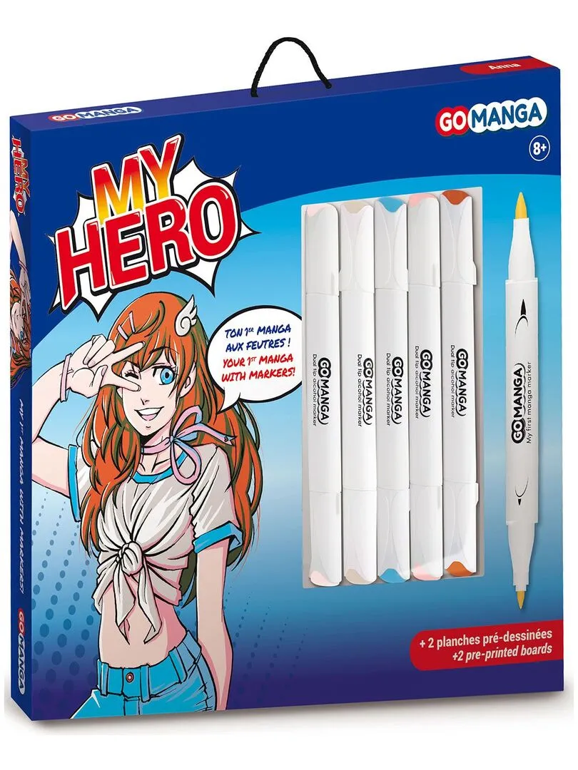Kit de dessin My Hero Go Manga - Anna - N/A