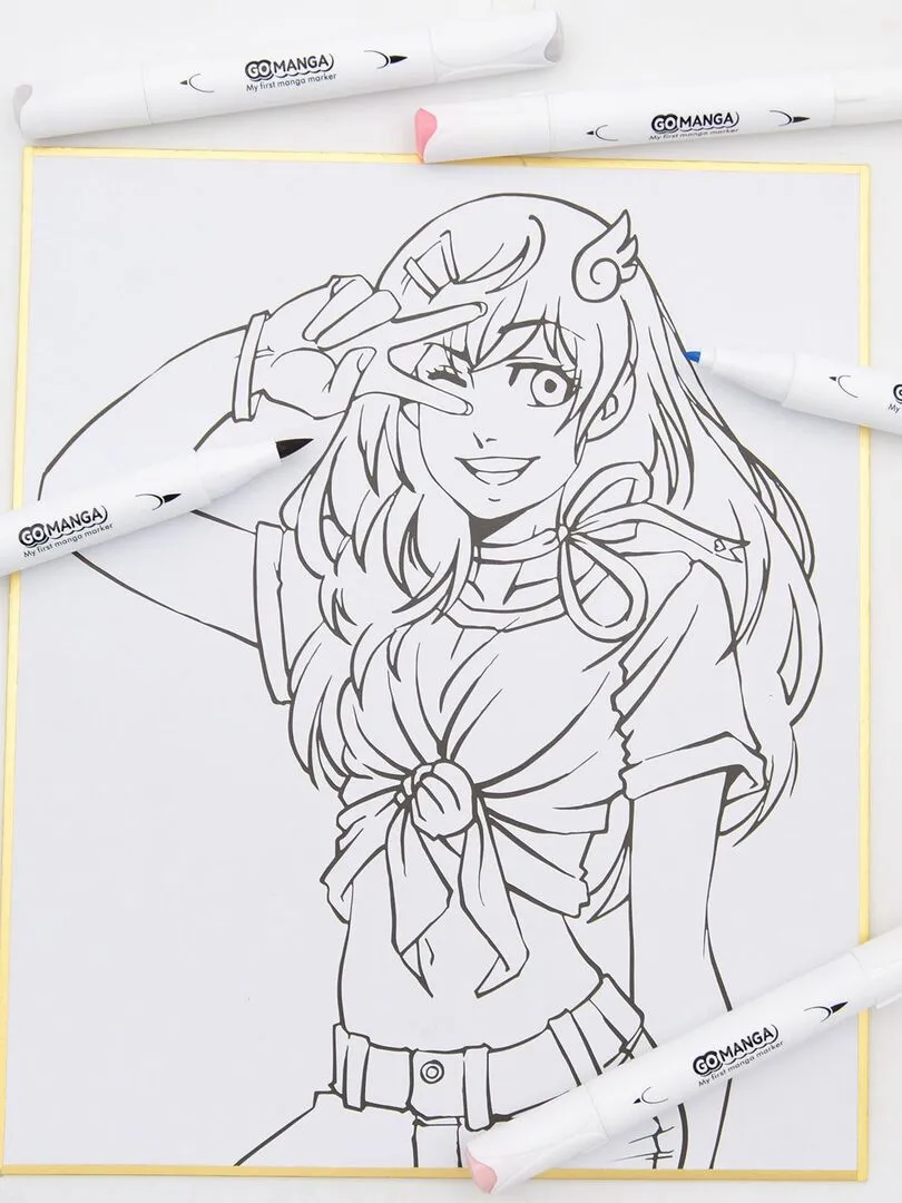 Kit de dessin My Hero Go Manga - Anna - N/A