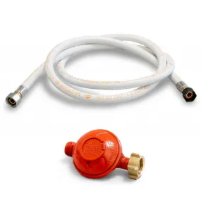 Kit Détendeur gaz Propane 37 mbar + Tuyau gaz souple 2.00m Vissable