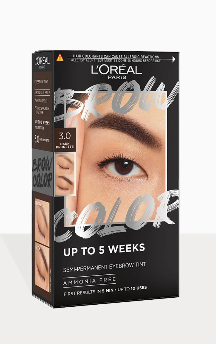 L'Oreal Paris Teinture pour sourcils semi-permanente 1.0 Black