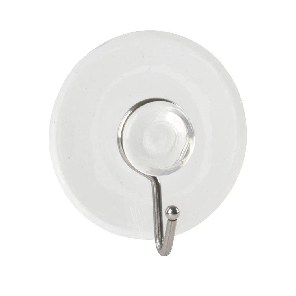 Lot de 3 crochets ventouse en inox 