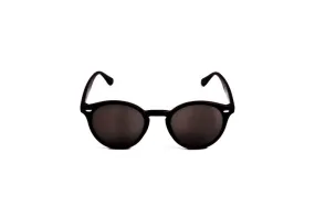 Lunette de Soleil Look Vintage Noir Mat