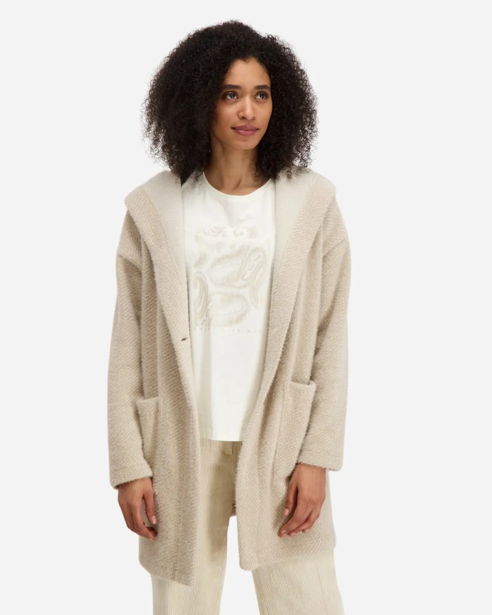 Manteau confort à capuche