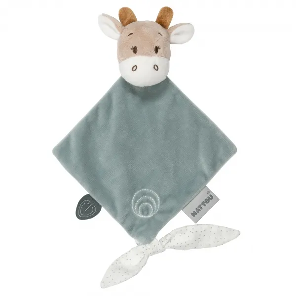 Mini doudou plat girafe Luna