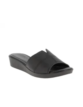 mules confort usaflex cuir noir
