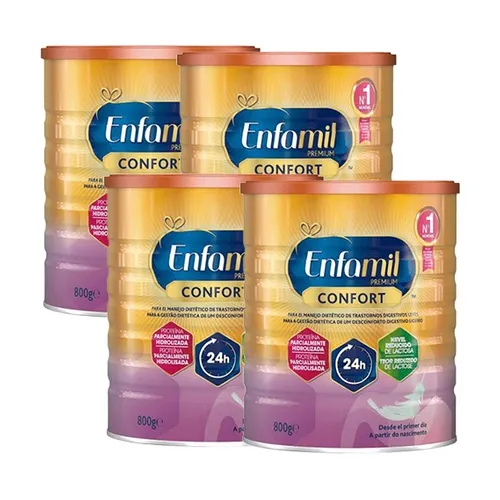 Pack 4 Poudre confort premium Enfamil