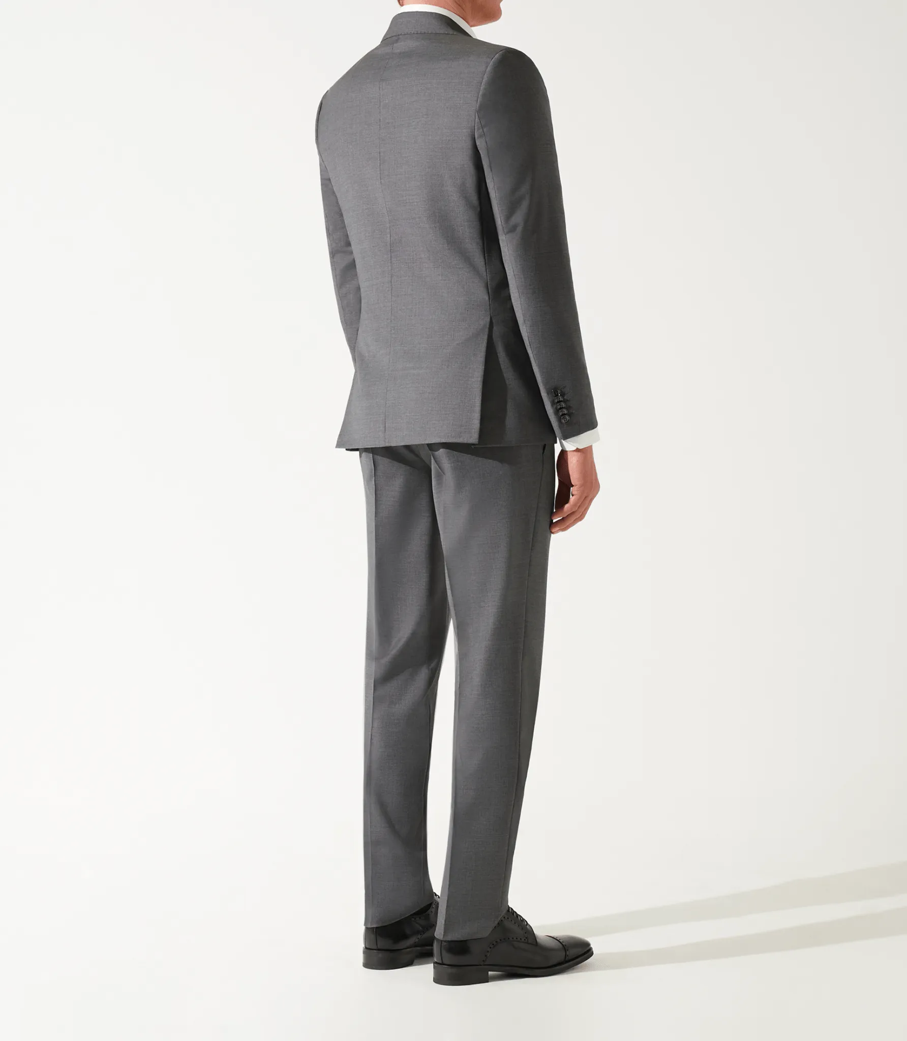 Pantalon ville laine GRIS-MOYEN