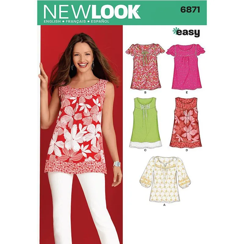Patron Tunique Femme - New Look 6871