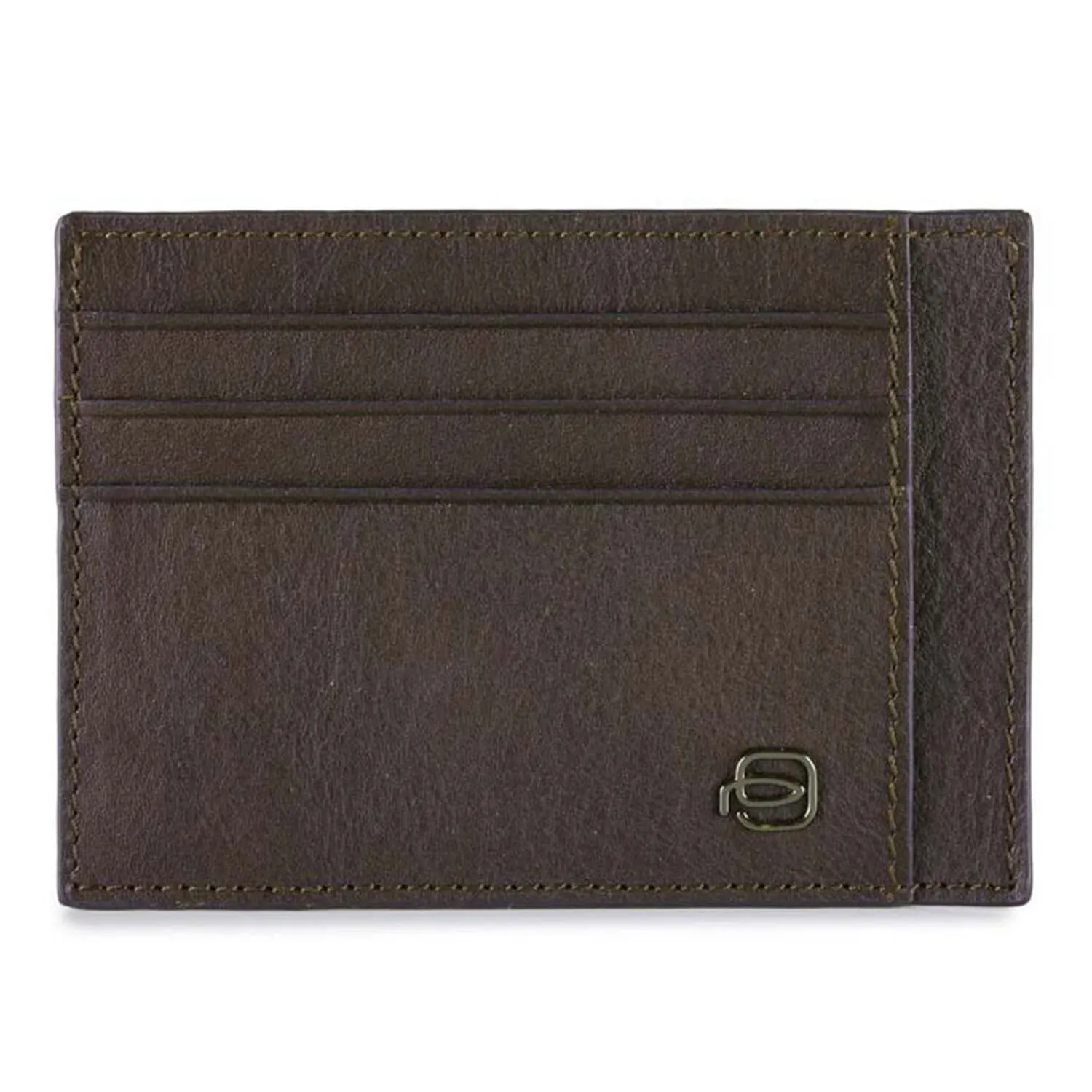 Piquadro Black Square Étui pour cartes de crédit Cuir 11 cm