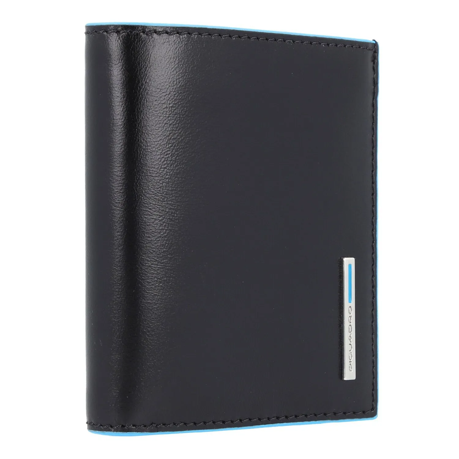Piquadro Blue Square Porte-monnaie en cuir 8,5 cm