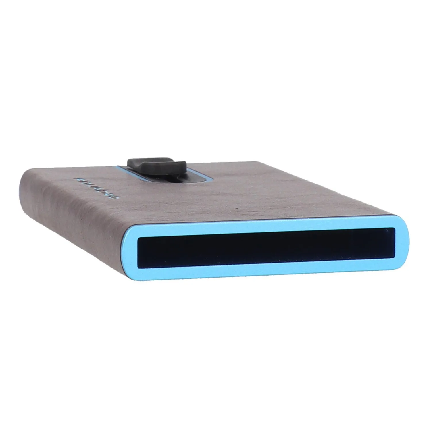 Piquadro Blue Square Étui pour cartes de crédit Protection RFID Cuir 6.5 cm