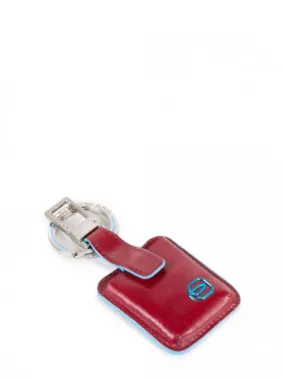 Piquadro Porte-Clés Blue Square, Avec Dispositif Connequ Rouge - Achetez À Prix Outlet!