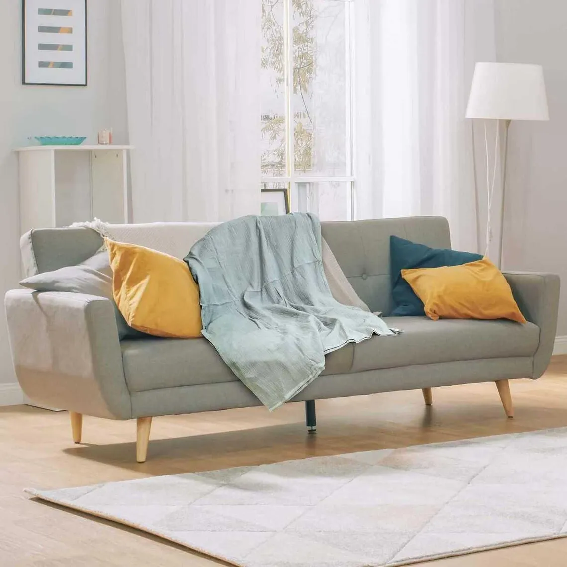 Plaid 120x150cm en Gaze De Coton vert  | 3 Suisses