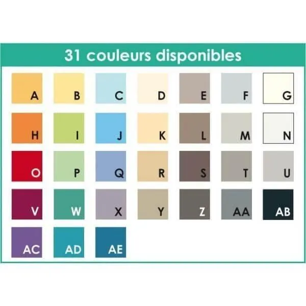 Plaque de porte silhouette demi-lune hauteur 500mm coloris palette : coloris ab