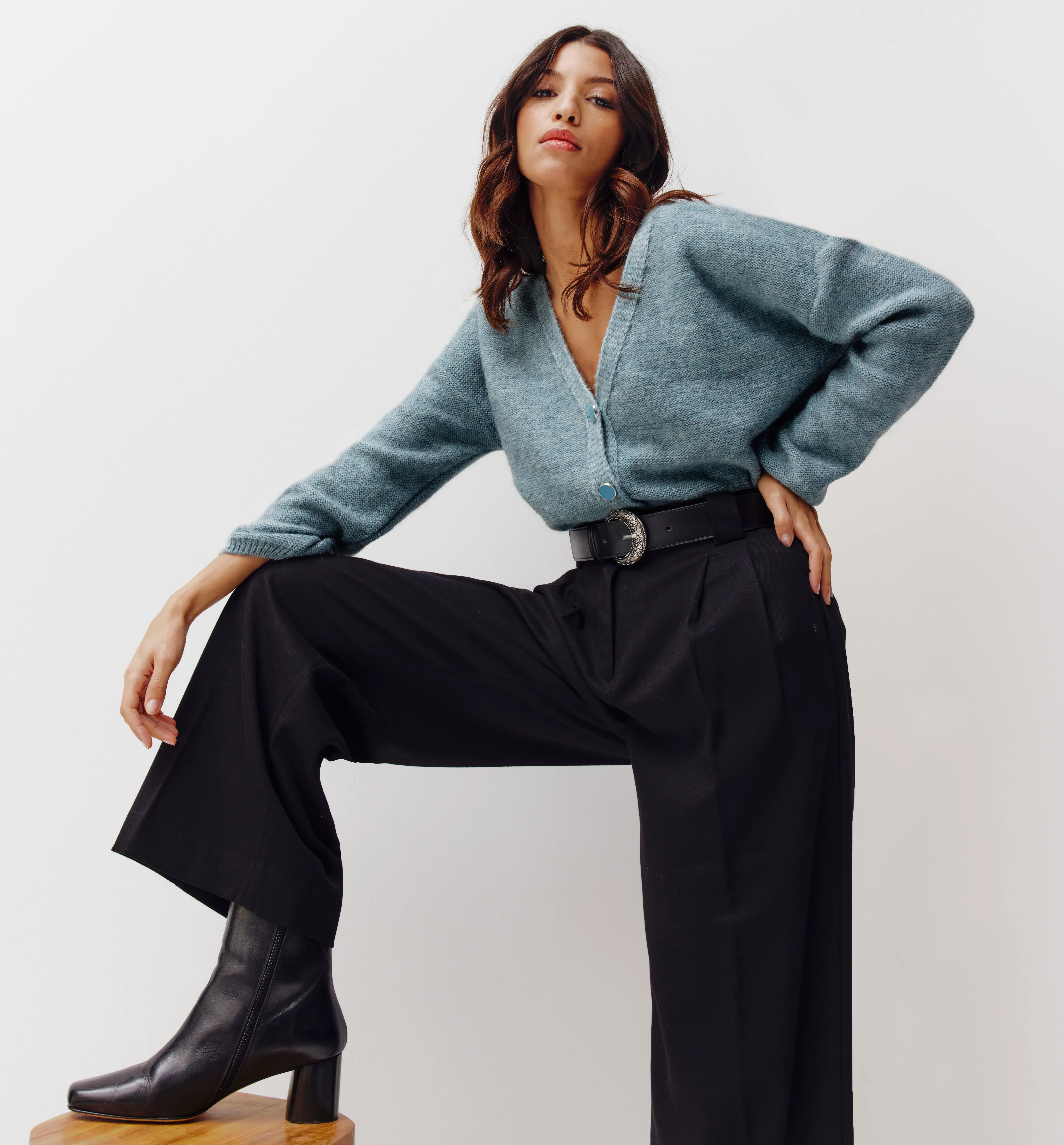 Pull Gilet recto verso Femme - Opaline moyen