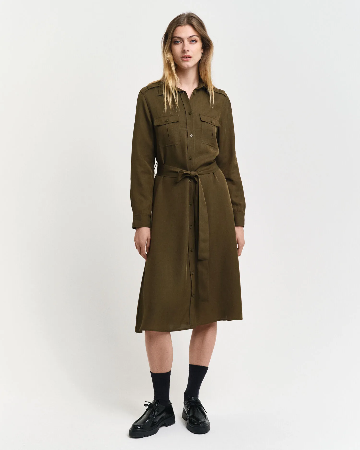 Robe-chemise à poches